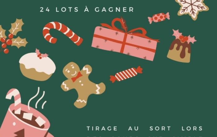 À partir du 1er décembre, vous aurez la possibilité de gagner un petit cadeau par tirage au sort chaque jour !