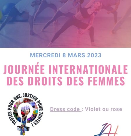 Le mercredi 8 mars est la journée internationale de lutte pour les droits des femmes. Cette journée nous tient particulièrement à coeur alors nous vous proposons un dress code violet et rose afin de montrer notre soutient 🎀