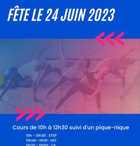 Nous avons invitons à réserver votre samedi 24 juin pour la Fête de notre association !